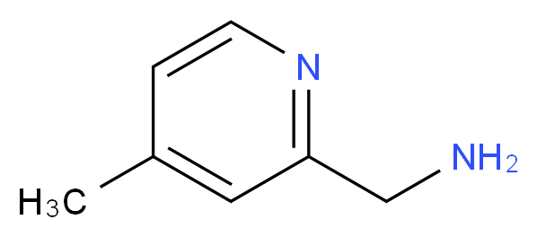 1-(4-methyl-2-pyridinyl)methanamine_Molecular_structure_CAS_129768-95-2)