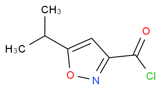 5-isopropyl-3-isoxazolecarbonyl chloride_Molecular_structure_CAS_53064-56-5)