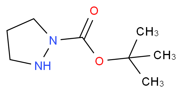 Pyrazolidine, N1-BOC protected_Molecular_structure_CAS_57699-91-9)