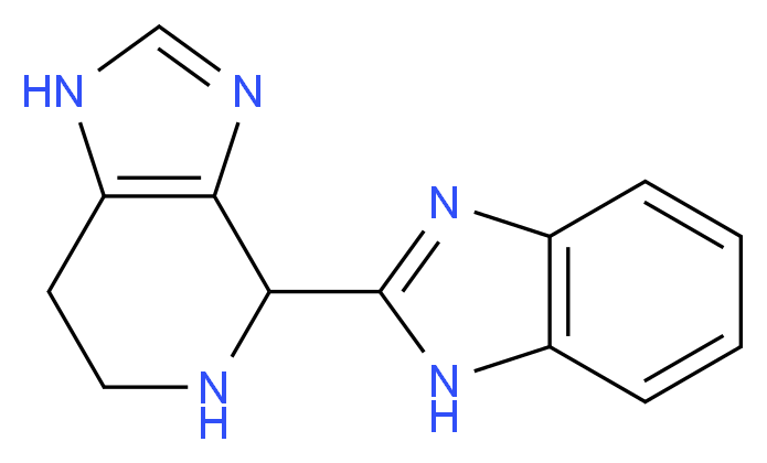 4-(1H-benzimidazol-2-yl)-4,5,6,7-tetrahydro-1H-imidazo[4,5-c]pyridine_Molecular_structure_CAS_)