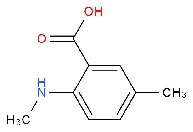 5-methyl-2-(methylamino)benzoic acid_Molecular_structure_CAS_54675-16-0)