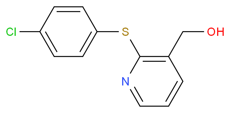 {2-[(4-Chlorophenyl)sulfanyl]-3-pyridinyl}methanol_Molecular_structure_CAS_51723-83-2)