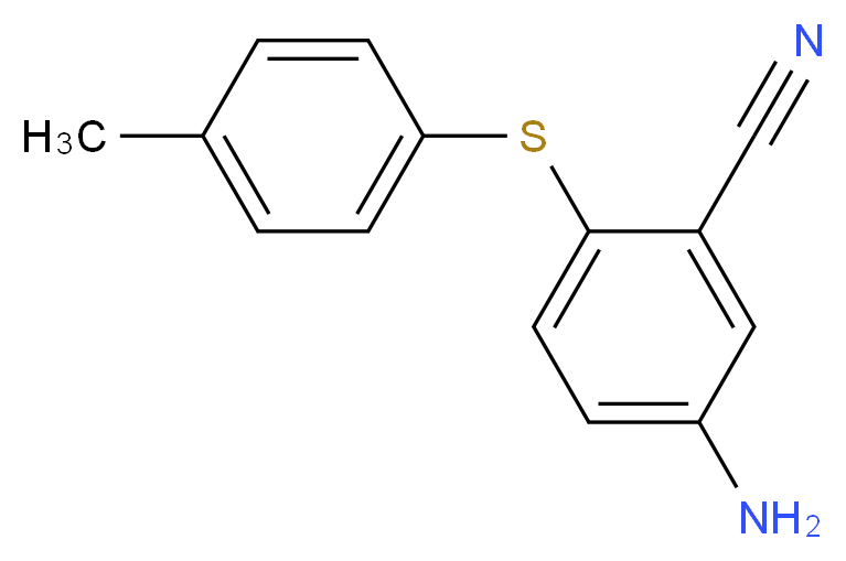 5-Amino-2-[(4-methylphenyl)sulfanyl]-benzenecarbonitrile_Molecular_structure_CAS_)