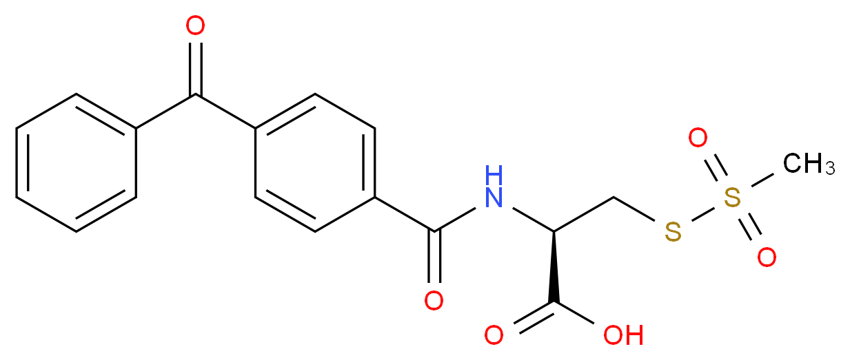 Benzophenone-4-carboxamidocysteine Methanethiosulfonate_Molecular_structure_CAS_317821-69-5)