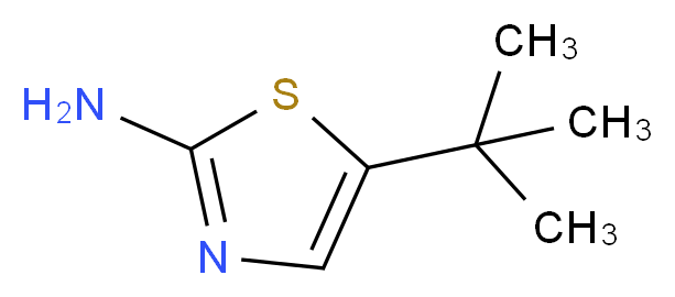 5-tert-butyl-1,3-thiazol-2-amine_Molecular_structure_CAS_299417-31-5)