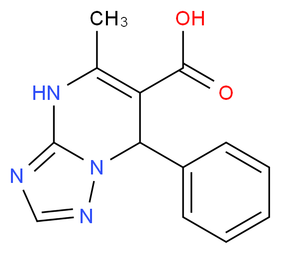 5-methyl-7-phenyl-4,7-dihydro-[1,2,4]triazolo[1,5-a]pyrimidine-6-carboxylic acid_Molecular_structure_CAS_)