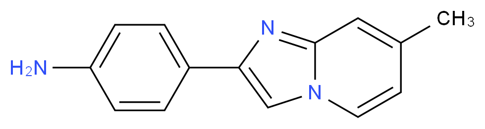4-(7-methylimidazo[1,2-a]pyridin-2-yl)aniline_Molecular_structure_CAS_64730-34-3)
