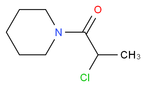 1-(2-Chloropropanoyl)piperidine_Molecular_structure_CAS_66203-96-1)