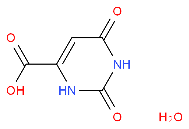 2,6-dioxo-1,2,3,6-tetrahydropyrimidine-4-carboxylic acid hydrate_Molecular_structure_CAS_)