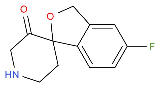 5-Fluoro-3H-spiro[2-benzofuran-1,4’-piperidine-3-one_Molecular_structure_CAS_707541-47-7)