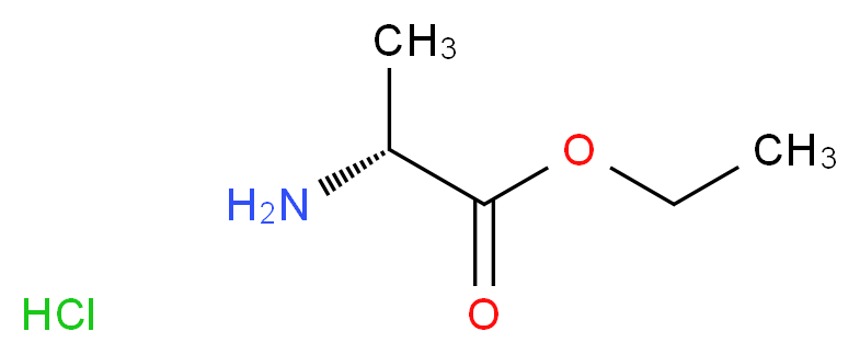 (R)-Ethyl 2-aMinopropanoate hydrochloride_Molecular_structure_CAS_6331-09-5)