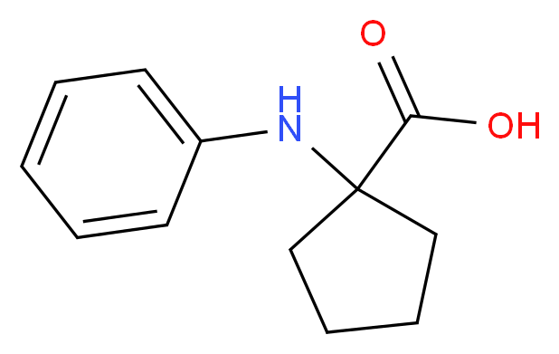 1-(Phenylamino)cyclopentanecarboxylic acid_Molecular_structure_CAS_6636-94-8)