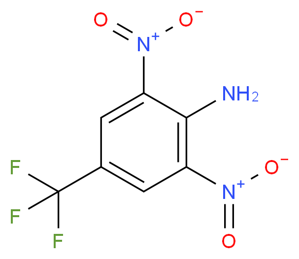 2,6-Dinitro-4-(trifluoromethyl)aniline_Molecular_structure_CAS_445-66-9)