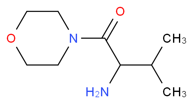 2-amino-3-methyl-1-(morpholin-4-yl)butan-1-one_Molecular_structure_CAS_)