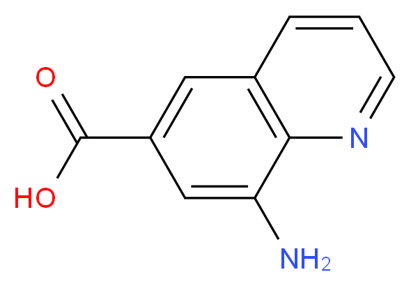 8-aminoquinoline-6-carboxylic acid_Molecular_structure_CAS_)
