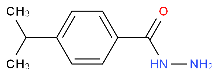 4-Isopropylbenzohydrazide_Molecular_structure_CAS_5351-24-6)