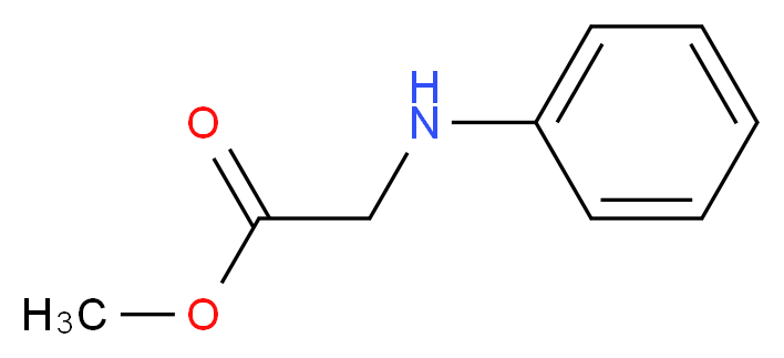methyl 2-(phenylamino)acetate_Molecular_structure_CAS_)