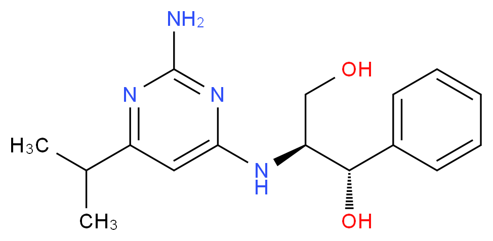(1S,2S)-2-[(2-amino-6-isopropylpyrimidin-4-yl)amino]-1-phenylpropane-1,3-diol_Molecular_structure_CAS_)