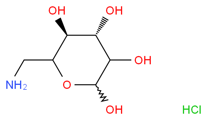 6-Amino-6-deoxy-D-glucose Hydrochloride_Molecular_structure_CAS_55324-97-5)