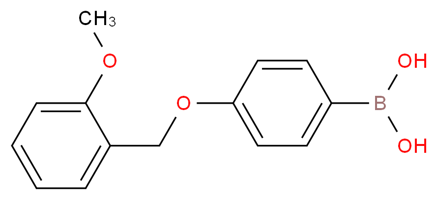 4-(2′-Methoxybenzyloxy)phenylboronic acid_Molecular_structure_CAS_871125-74-5)