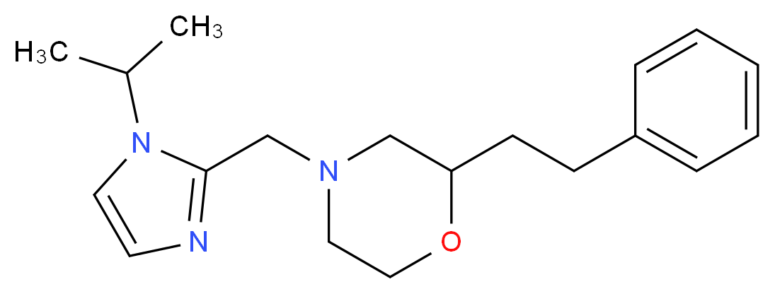 4-[(1-isopropyl-1H-imidazol-2-yl)methyl]-2-(2-phenylethyl)morpholine_Molecular_structure_CAS_)
