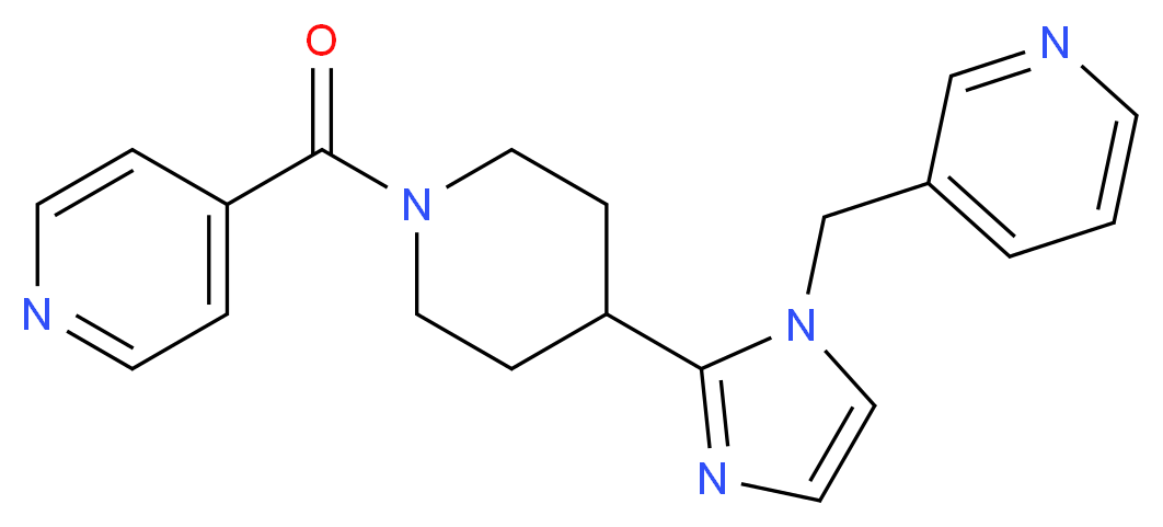 3-{[2-(1-isonicotinoyl-4-piperidinyl)-1H-imidazol-1-yl]methyl}pyridine_Molecular_structure_CAS_)