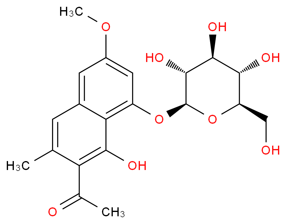 Torachrysone 8-O-glucoside_Molecular_structure_CAS_64032-49-1)
