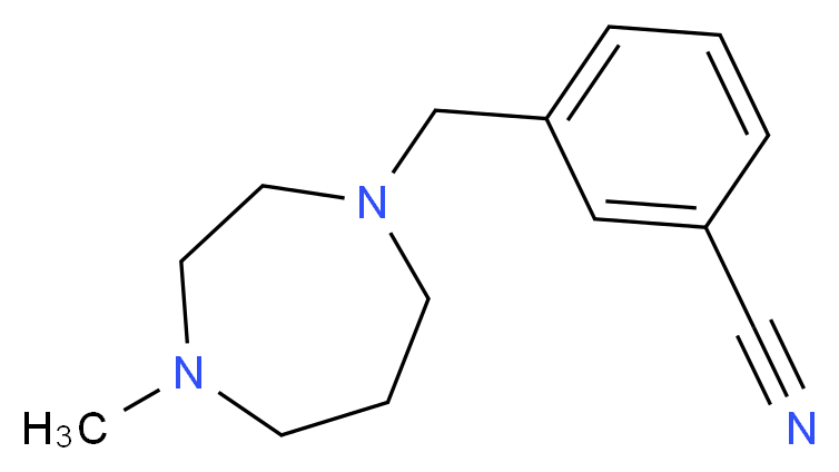 3-[(4-Methylhomopiperazin-1-yl)methyl]benzonitrile_Molecular_structure_CAS_910036-91-8)
