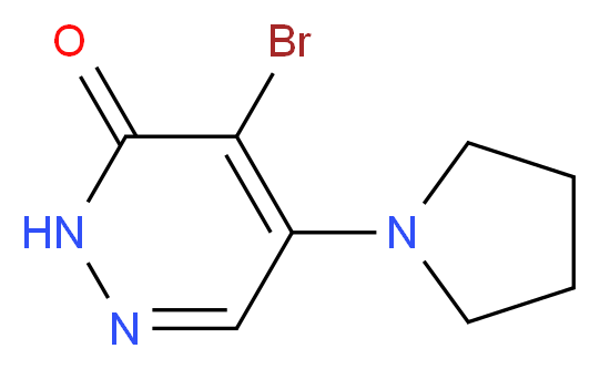 4-bromo-5-(1-pyrrolidinyl)-3(2H)-pyridazinone_Molecular_structure_CAS_692749-93-2)