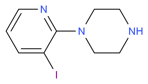 1-(3-Iodo-2-pyridyl)piperazine_Molecular_structure_CAS_85386-98-7)