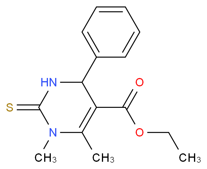 Ethyl 1,6-dimethyl-4-phenyl-2-thioxo-1,2,3,4-tetrahydro-5-pyrimidinecarboxylate_Molecular_structure_CAS_108958-81-2)