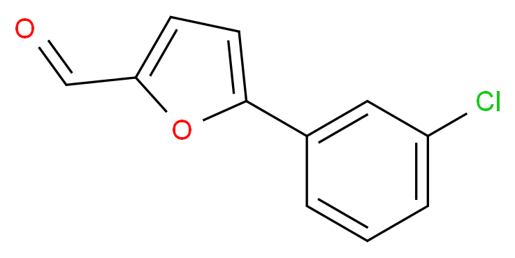 5-(3-Chlorophenyl)-2-furaldehyde_Molecular_structure_CAS_22078-59-7)