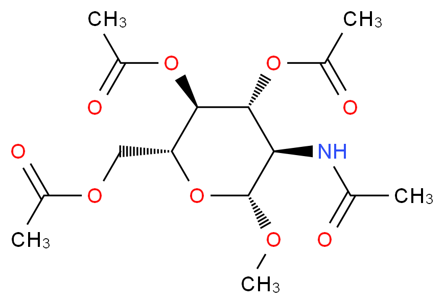 Methyl 2-Acetamido-2-deoxy-β-D-glucopyranoside _Molecular_structure_CAS_3946-01-8)