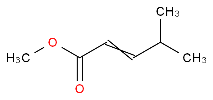 Methyl 4-methyl-2-pentenoate_Molecular_structure_CAS_)