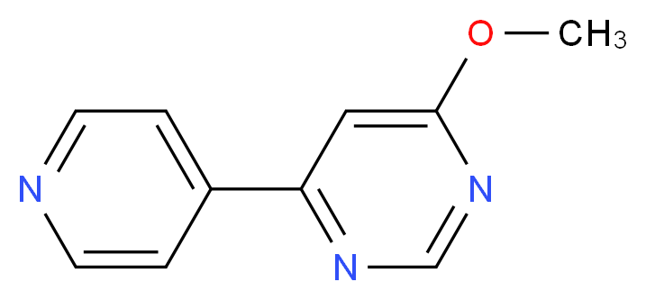 4-Methoxy-6-(pyridin-4-yl)pyriMidine_Molecular_structure_CAS_53345-66-7)