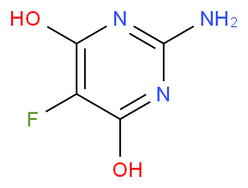 2-Amino-5-fluoropyrimidine-4,6-diol_Molecular_structure_CAS_669-96-5)