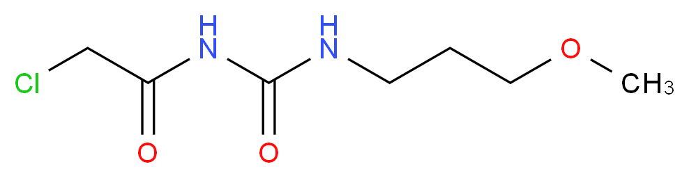 2-chloro-N-{[(3-methoxypropyl)amino]carbonyl}acetamide_Molecular_structure_CAS_)