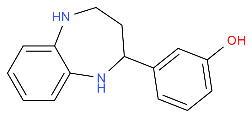 2-(3-Hydroxyphenyl)-2,3,4,5-tetrahydro-1H-1,5-benzodiazepine_Molecular_structure_CAS_904813-70-3)