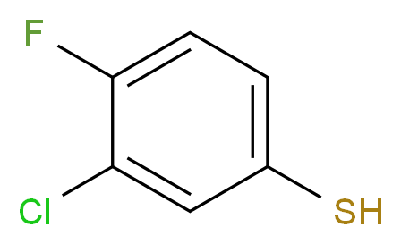 3-chloro-4-fluorobenzene-1-thiol_Molecular_structure_CAS_60811-23-6)