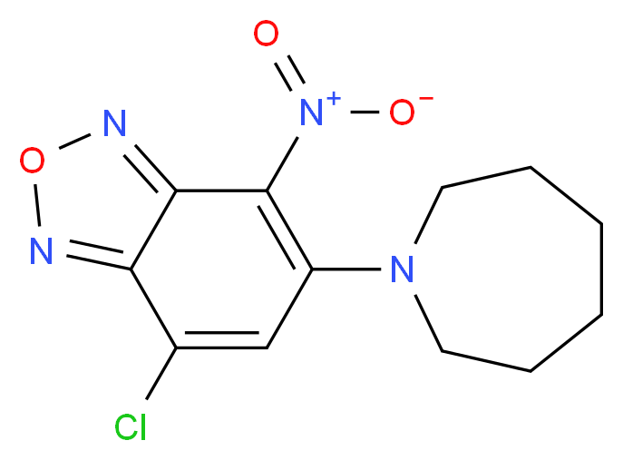 5-(azepan-1-yl)-7-chloro-4-nitrobenzo[c][1,2,5]oxadiazole_Molecular_structure_CAS_)