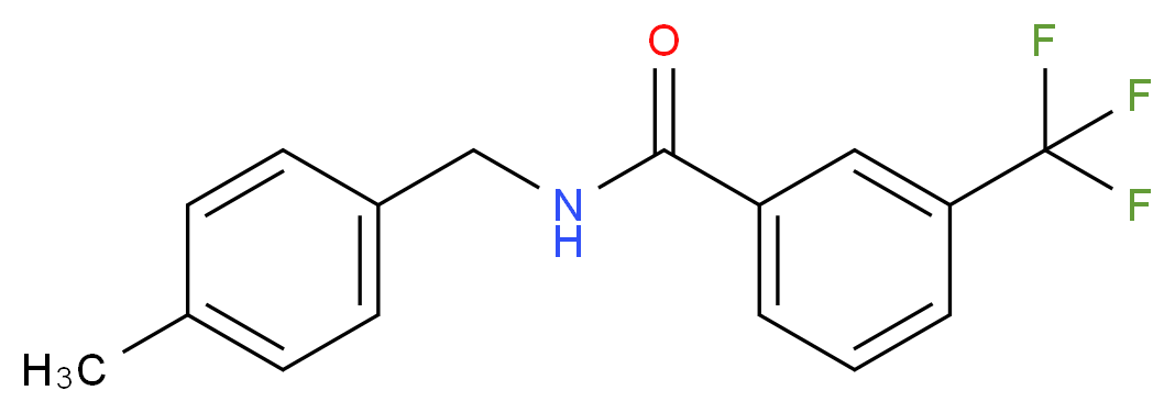 N-(4-Methylbenzyl)-3-(trifluoromethyl)benzamide_Molecular_structure_CAS_)