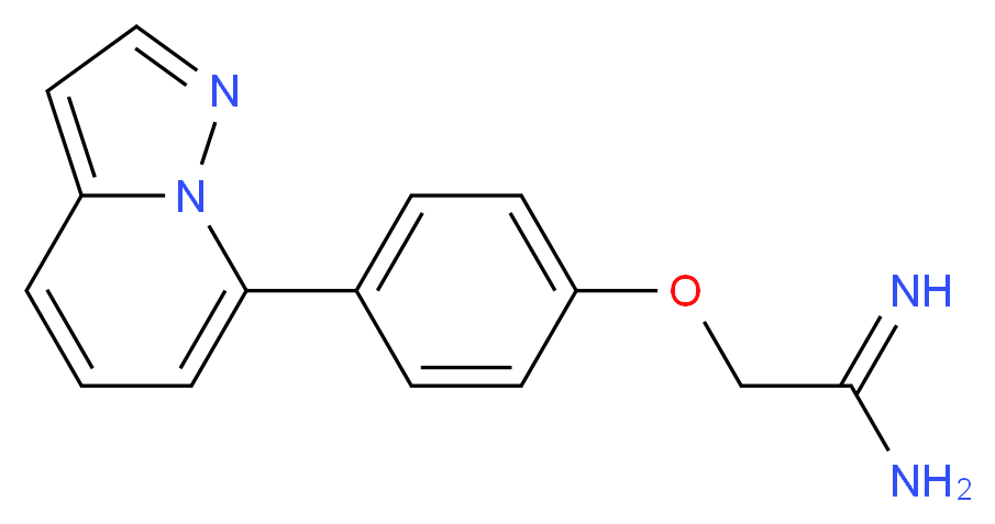 2-(4-pyrazolo[1,5-a]pyridin-7-ylphenoxy)ethanimidamide_Molecular_structure_CAS_)