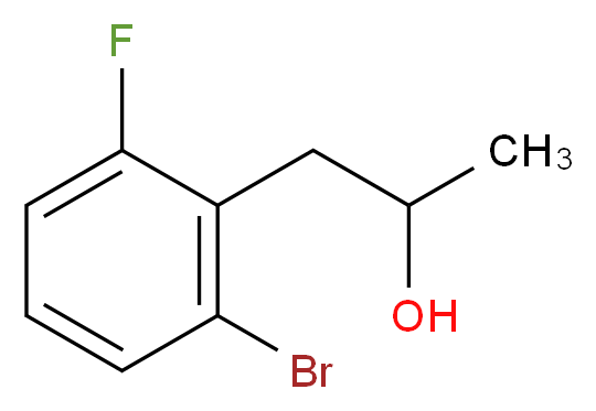1-(2-bromo-6-fluorophenyl)propan-2-ol_Molecular_structure_CAS_)