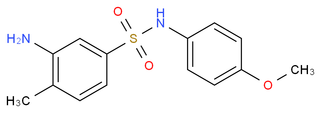 3-Amino-N-(4-methoxy-phenyl)-4-methyl-benzenesulfonamide_Molecular_structure_CAS_)