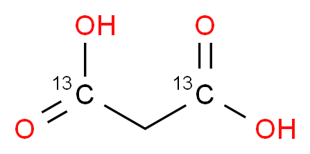 Malonic acid-1,3-13C2_Molecular_structure_CAS_99524-14-8)