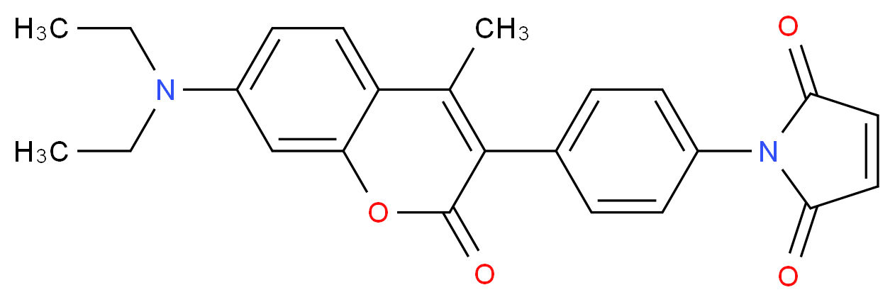 7-Diethylamino-3-(4-maleimidophenyl)-4-methylcoumarin_Molecular_structure_CAS_76877-33-3)
