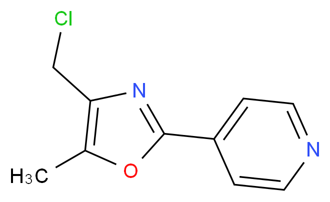 4-Chloromethyl-5-methyl-2-(pyridin-4-yl)oxazole 95%_Molecular_structure_CAS_)
