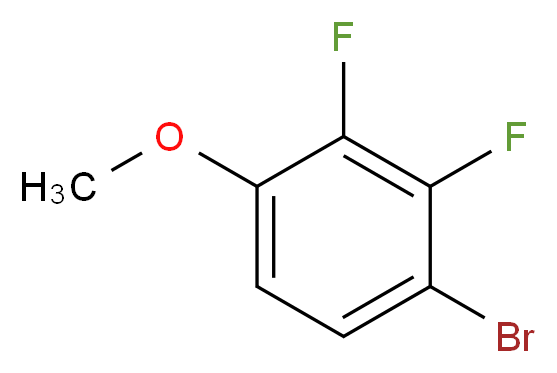 4-Bromo-2,3-difluoroanisole 98%_Molecular_structure_CAS_406482-22-2)
