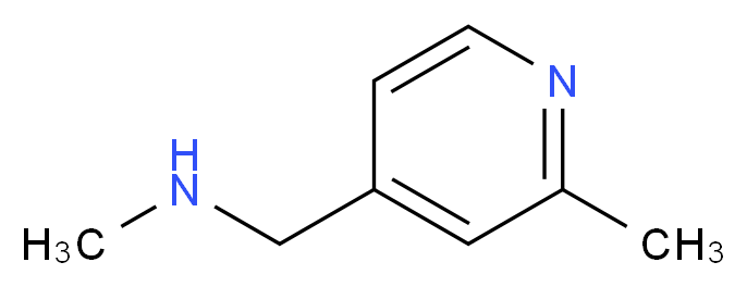 N-methyl-1-(2-methylpyridin-4-yl)methanamine_Molecular_structure_CAS_165558-79-2)