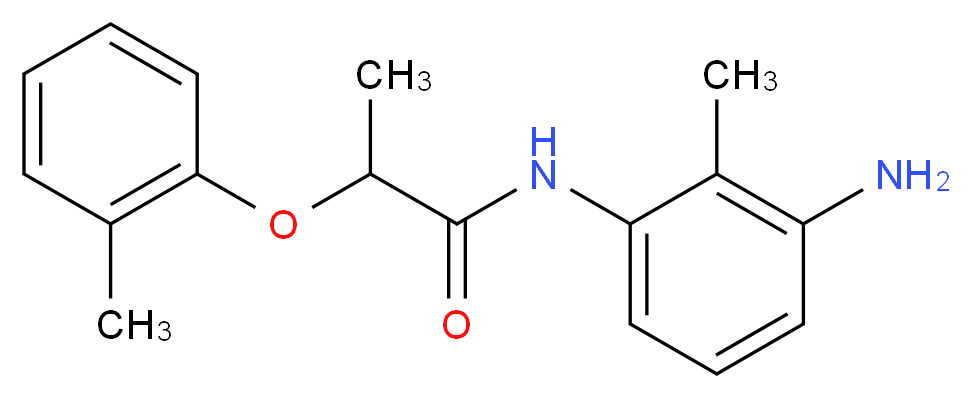 N-(3-Amino-2-methylphenyl)-2-(2-methylphenoxy)-propanamide_Molecular_structure_CAS_)